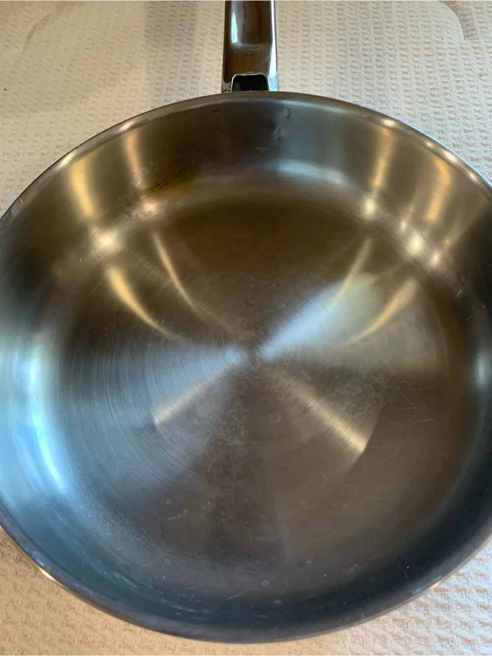 Title: Vintage Farberware 8.5” Stainless Steel Fry Pan No. 6 Made in USA